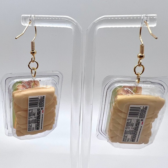 Sandwich Earrings - Oscar Meyer Deli Lunch Meat Mini Brands Earrings - Picture 2 of 6